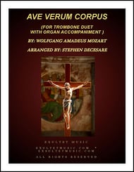Ave Verum Corpus (Trombone Duet - Organ Accompaniment) P.O.D. cover Thumbnail